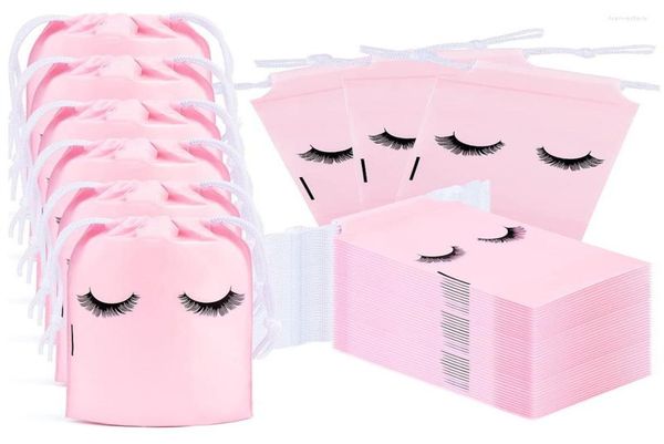 

false eyelashes 50pcs eyelash aftercare lash packaging bags toiletry travel makeup pouch waterproof beauty salon cosmetic supplies6664711