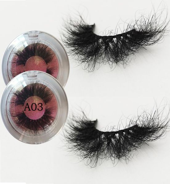 

fluffy fake lashes reusable 3d mink eyelashes long lash supplies women makeup add logo packaging box for whole order5743377