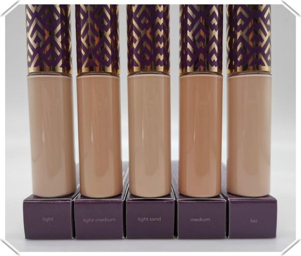 

24 hour delivery qualtiy shape tape contour concealer 5 colors fair light light medium medium light sand 10ml liquid foundatio1476024