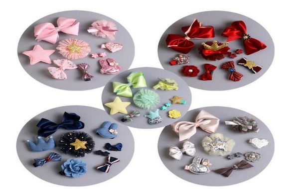 

children 039s hair accessories baby birthday gift box set ornaments duckbill hairpin headdress girls head flower hair ornaments6746852