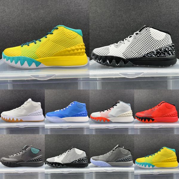 

kyrie 1 men basketball shoes infrared bhm letterman deceptive red driveway the dungeon wolf grey skateboard 2023 black blackish green hyper