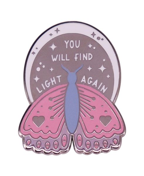 

you will find the light moth butterfly enamel brooch pins metal badges lapel pin brooches jackets fashion jewelry accessories8586949, Blue