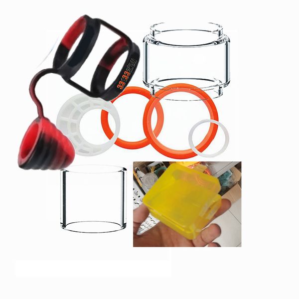 

tfv18 drip tip glass oring mouthpiece resin drip tips acrylic package glass o ring