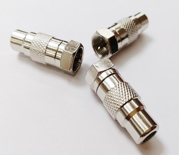 

rca female to ftype male adapter video coaxial connector adapter100pcs7412259