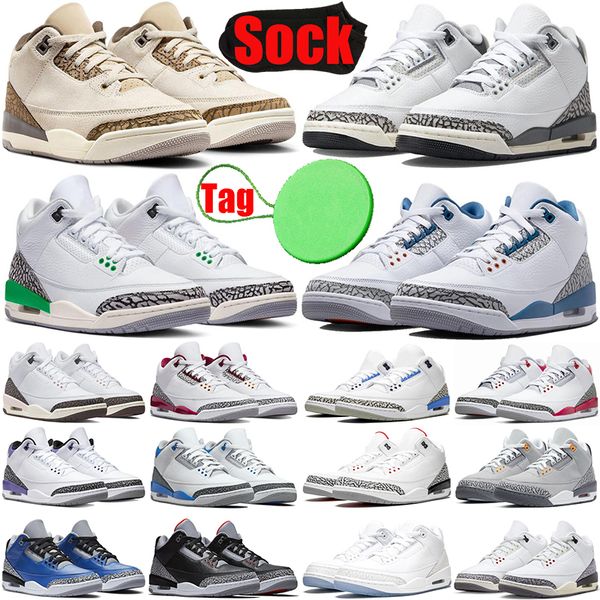 

jumpman 3 3s basketball shoes for mens womens hide n sneak black gold dark iris desert elephant unc cardinal fire red palomino men trainers
