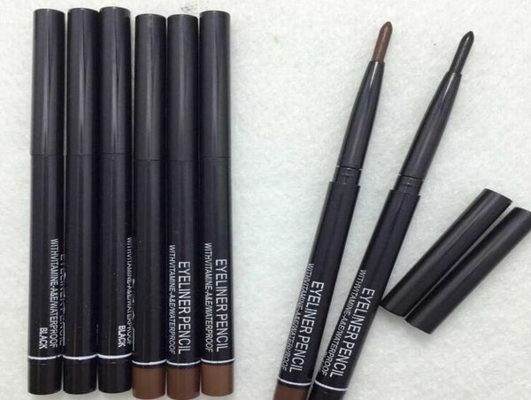 

women waterproof retractable rotary eyeliner pen eye liner pencil makeup cosmetic tool black brown colors 2853566