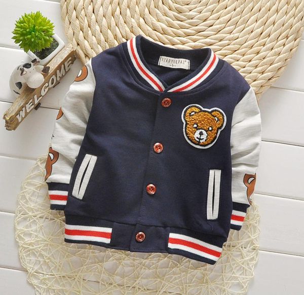 

children girls clothes kids baseball sweatershirt toddler fashion brand jacket 2020 spring autumn baby outwear for boy coat3947684, White
