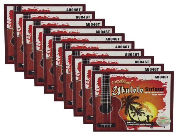 

10sets alice tenor ukulele strings modified clear nylon aecg au046t1622923
