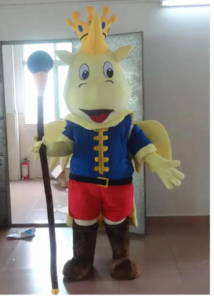 

nice versions cow angel mascot costumes animated theme bull general cospaly cartoon mascot character halloween carnival party costume, Red;yellow