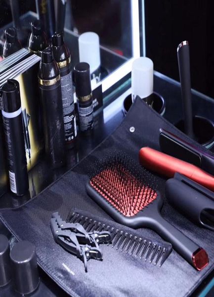 

epack platinum hair straighteners hair brush sets professional styler flat straightener hair styling tool red color good quality1145039, Black