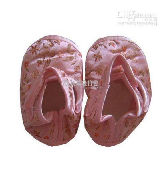 

silk baby shoe first walker shoes china flower baby soft sole shoes 20pairlot mix color 2410562