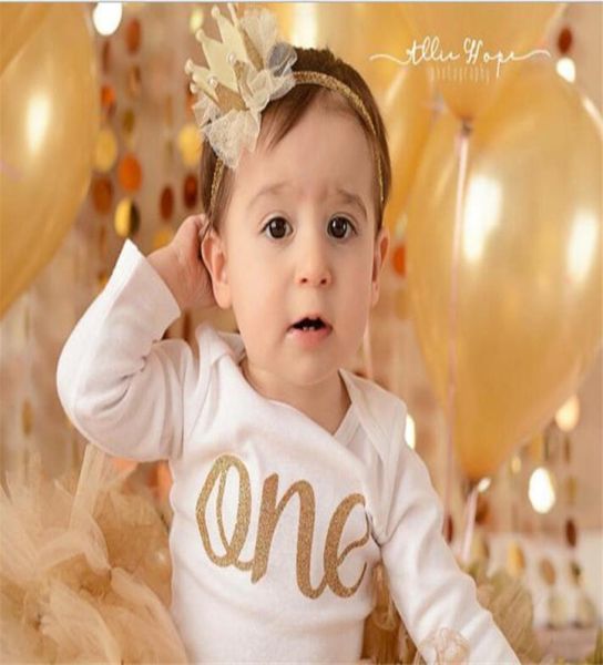 

12 colors baby headbands flower pearl crown headbands for girls kids lace headwrap children party hair accessories birthday crowns2869345, Slivery;white