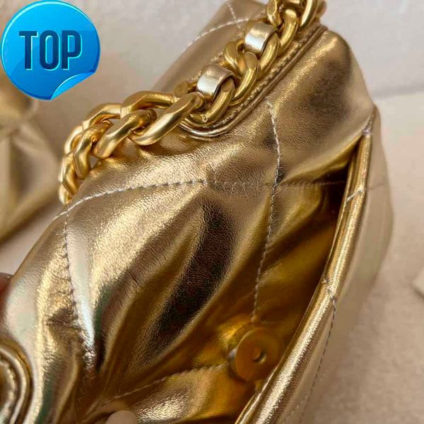 

ladies brand designers shoulder bags 2023 fashion clamshell crossbody bag gold silver texture sheepskin metal chain envelope package bag fac
