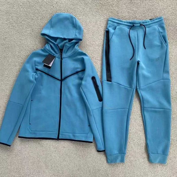 

nk sportswear tech mens tracksuits jackets with pants choice tracksuit casual jogger suit set training wear hoodie asian size comfortable fa, Gray