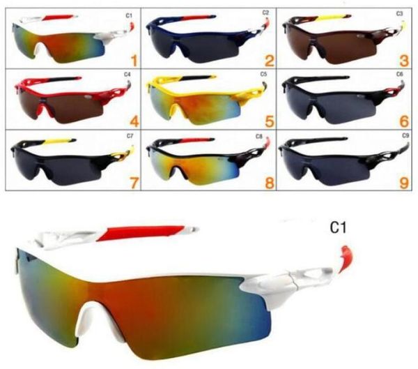 

the 9 cycling sunglasses new style men sports spectacles bicycle glass driving sports coman fashion glasses 6286961, Blue