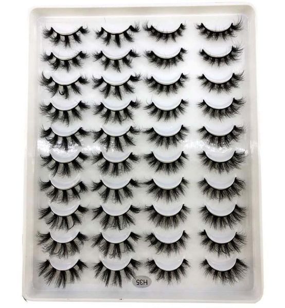 

false eyelashes 20 pairs 1520mm natural 3d fake lashes makeup kit mink extension maquiagemfalse8118646