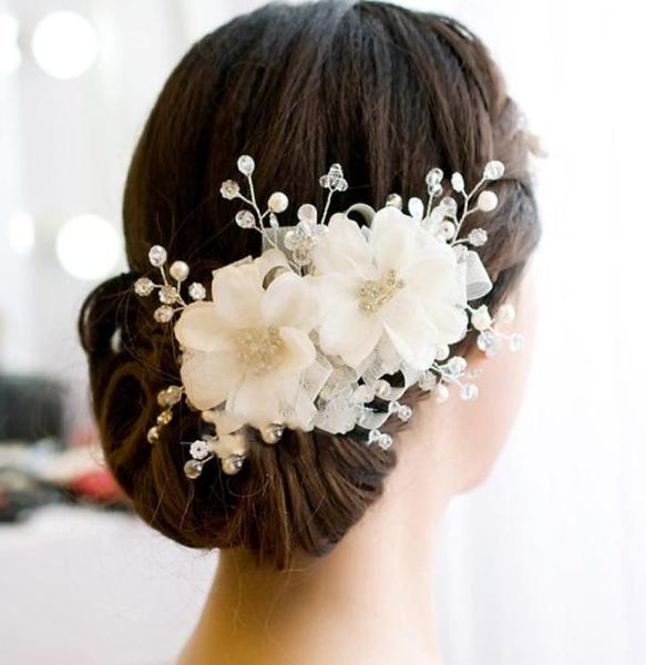 

wedding flowers pin accessories stunning crystal pearls beading bridal hats hand made wedding hair accessories bride headpieces1946743, Silver