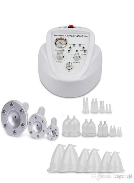 

fast body shaping vacuum therapy machine lymph drainage body slimming breast enlargement machine with breast buttock suct2475714, Black;white