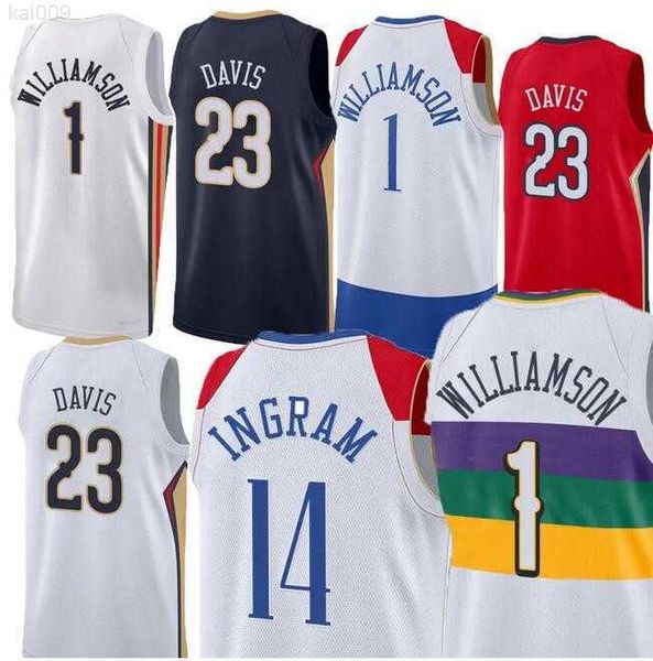 

men women youth new orleans''pelicans''custom williamson 1 zion ingram 14 brandon cj 3 mccollum herbert jones 5 hawkins, Black;red