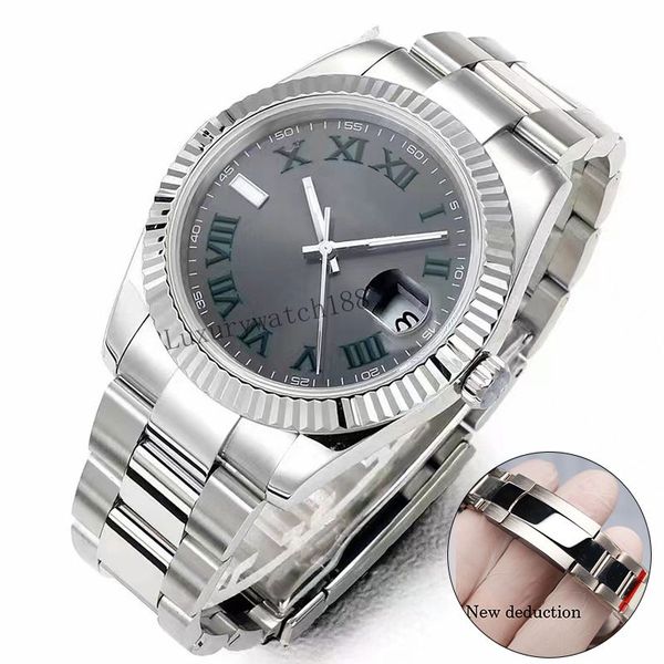 

watch for mens watch designer movement watches luxury automatic watch size 41mm waterproof sapphire glass luminescent designer watch1713 oro, Slivery;brown