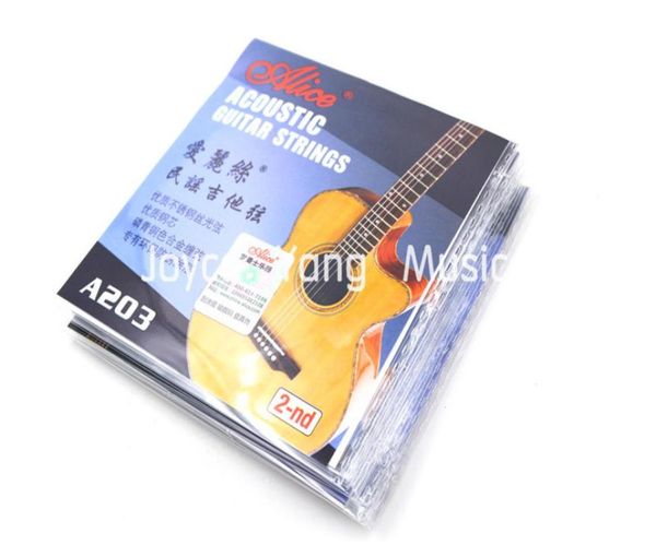 

10 pack alice a203sl 015 single acoustic guitar strings 2nd b2 stainless steel string8797866