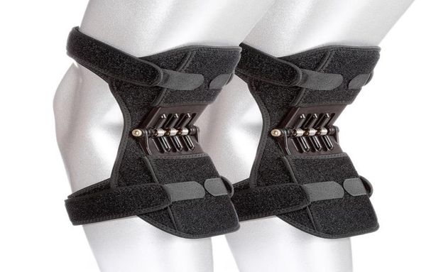 

powerlift joint support knee pads powerful rebound spring force knee support professional protective sports knee pad for work t1914881086, Black;gray