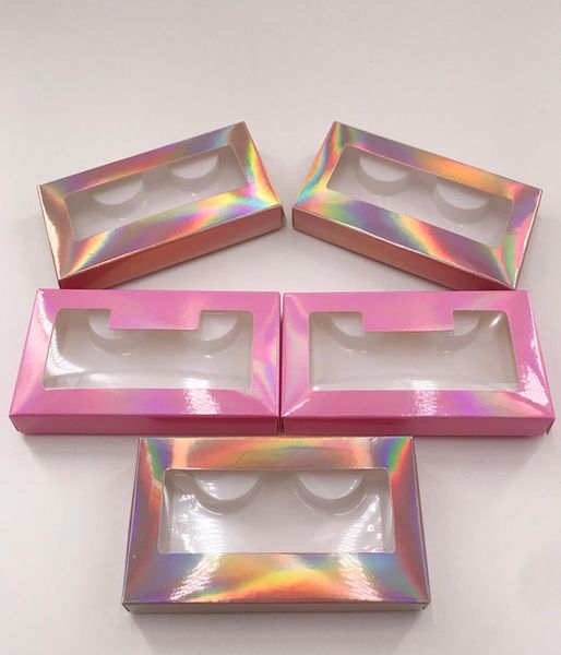 

customize eyelash box soft paper empty rectangle lash packaging come with white tray for dramatic real mink lashes5690295
