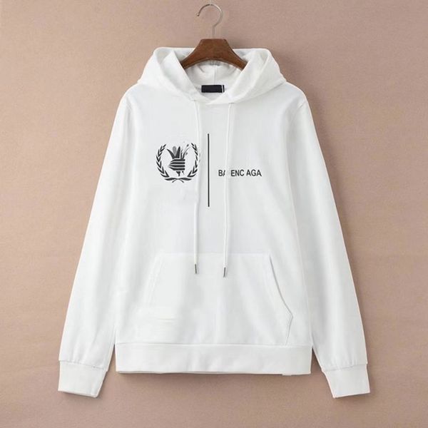 

23new mens sweatshirts designer sweaters mens hoodies pure cotton comfortable letter printing new trend couples' same clothing, Black