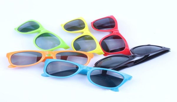 

children sunglasses fashion full frame solid color baby boys girls glasses kids plastic eyeglasses z45137309631, Blue