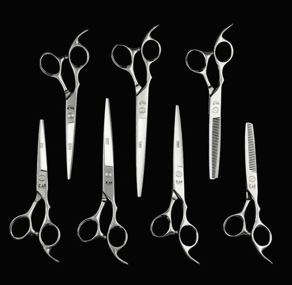 

hairdressing scissors 6quot65quot7quot75quot8quot cutting thinning shears professional hair scissors styling tools6498169