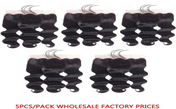 

hair indian body wave frontal closure with baby hair 100 remy human hair 13x4 ear to ear lace frontal closure3829592, Black
