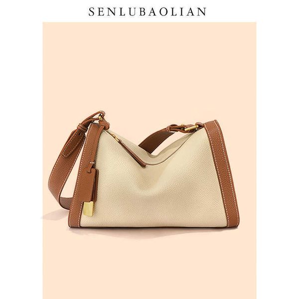 

bag spring and summer leather bag high-grade pillow bag boston shoulder bag cross leather bucket bag