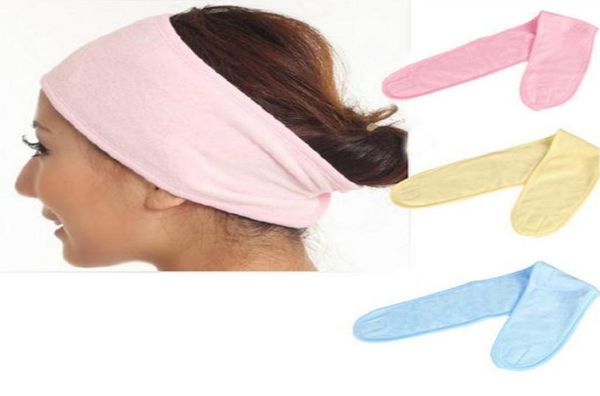 

new soft adjustable women elastic wash face makeup spa stretch hair band headband girls accessories tool5387509