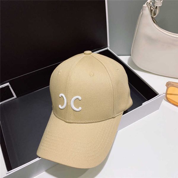 

designer baseball summer and autumn cap for men womens adjustable letter solid caps cowboy embroidered bucket hat sunshade sport, Silver
