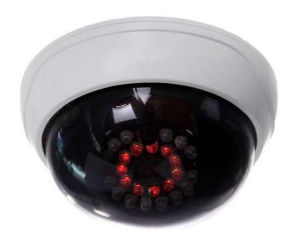 

igindoor cctv fake dummy dome security camera with ir leds white7991435