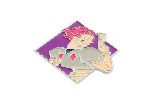 

hunter x hunter hisoka brooch enamel pin magician grim reaper badge backpack clothing fashion jewelry decor9908789, Blue