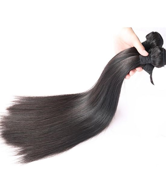 

new natural color brazilian hair weave bundles straight unprocessed human hair products 830 raw virgin7387543, Black