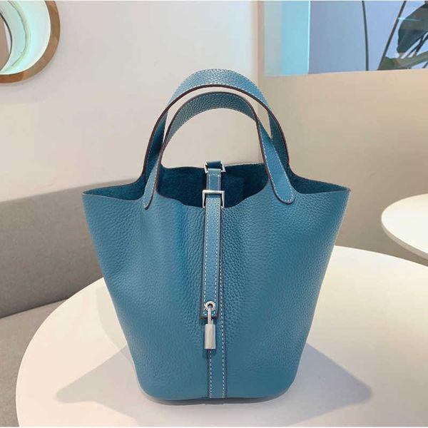 

designer picotin lock bags new bag vegetable basket handbag layer cowhide bucket