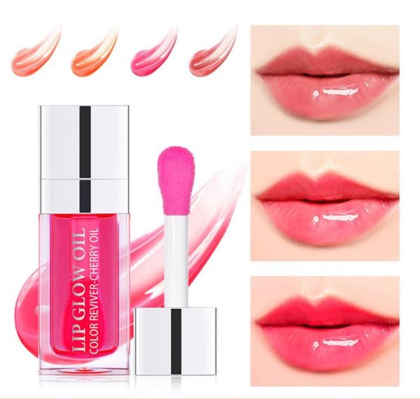 

lip oil glow crystal jelly gloss moisturizing plumping lipgloss tint long lasting nourishing makeup plump tinted make up8112549