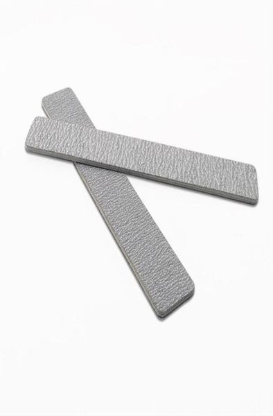 

100pcslot 100180 nail files buffer for nail art rectangular grey sandpaper emery board manicure tools7830741