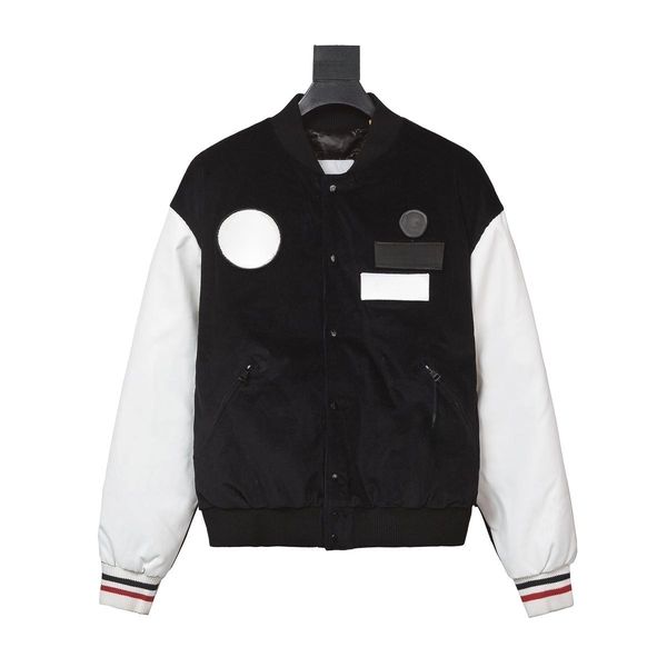 

men's and women's down jackets of the same style, Black