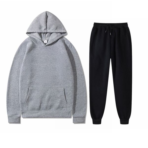 

men's hoodie tracksuits set autumn printing letter black white rainbow color sports fashion cotton cord short sleeve