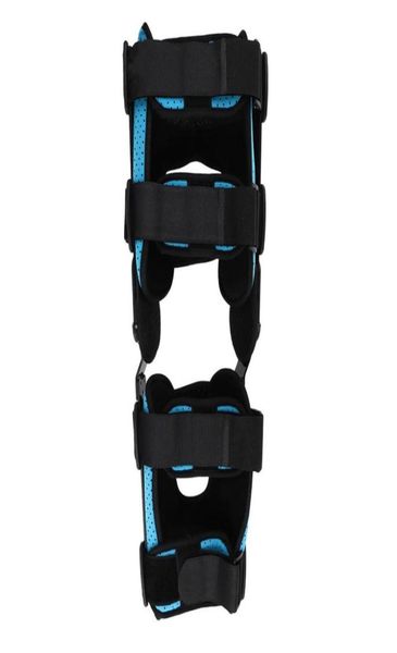 

knee orthosis support brace joint stabilizer fracture fixed guard splint leg protector7769553, Black;gray