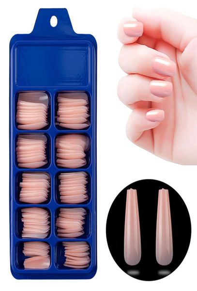 

10 colors 100pcs full cover matte false nail tips manicure fake nails extension nail art false nails5672398, Red;gold