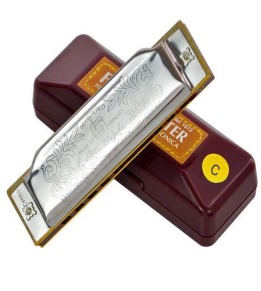 

folkmaster 1072 standard beginner diatonic blues harmonica gaita 10 holes key of a c d e f g musical instrument2163189