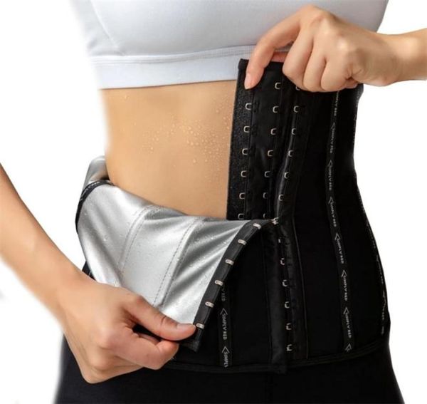 

waist trainer belt corsets sweat sauna suit for women waist trimmer slimming belly band body shaper sports girdles weight loss 2112995393