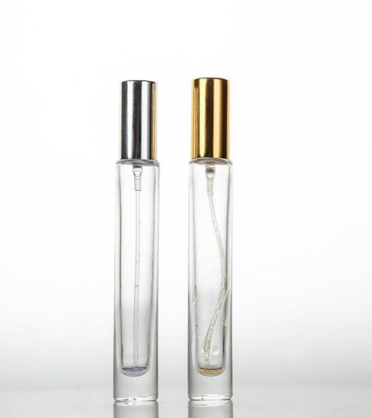 

100pcslot 10ml perfume bottles clearthick glass spray bottles with aluminum atomizer empty cosmetic case for travel use lx22343263869