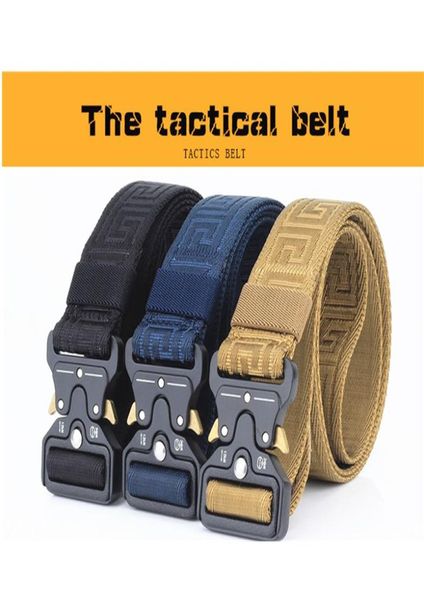 

newly 38cm multifunctional quick dry us soldier tactical combat paintball army belt nylon waistbandcan be customiz1264545, Black;green