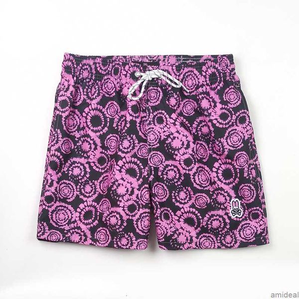 

mens designer psychos shorts bunnys pants sports casual essentiel loose oversize style drawstring knee lengh 5sct, White;black