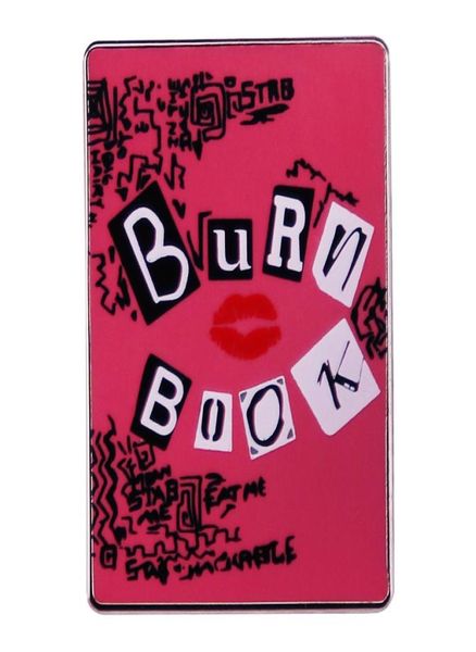 

burn book enamel pin comedy movie mean girls inspiration badge4688802, Blue
